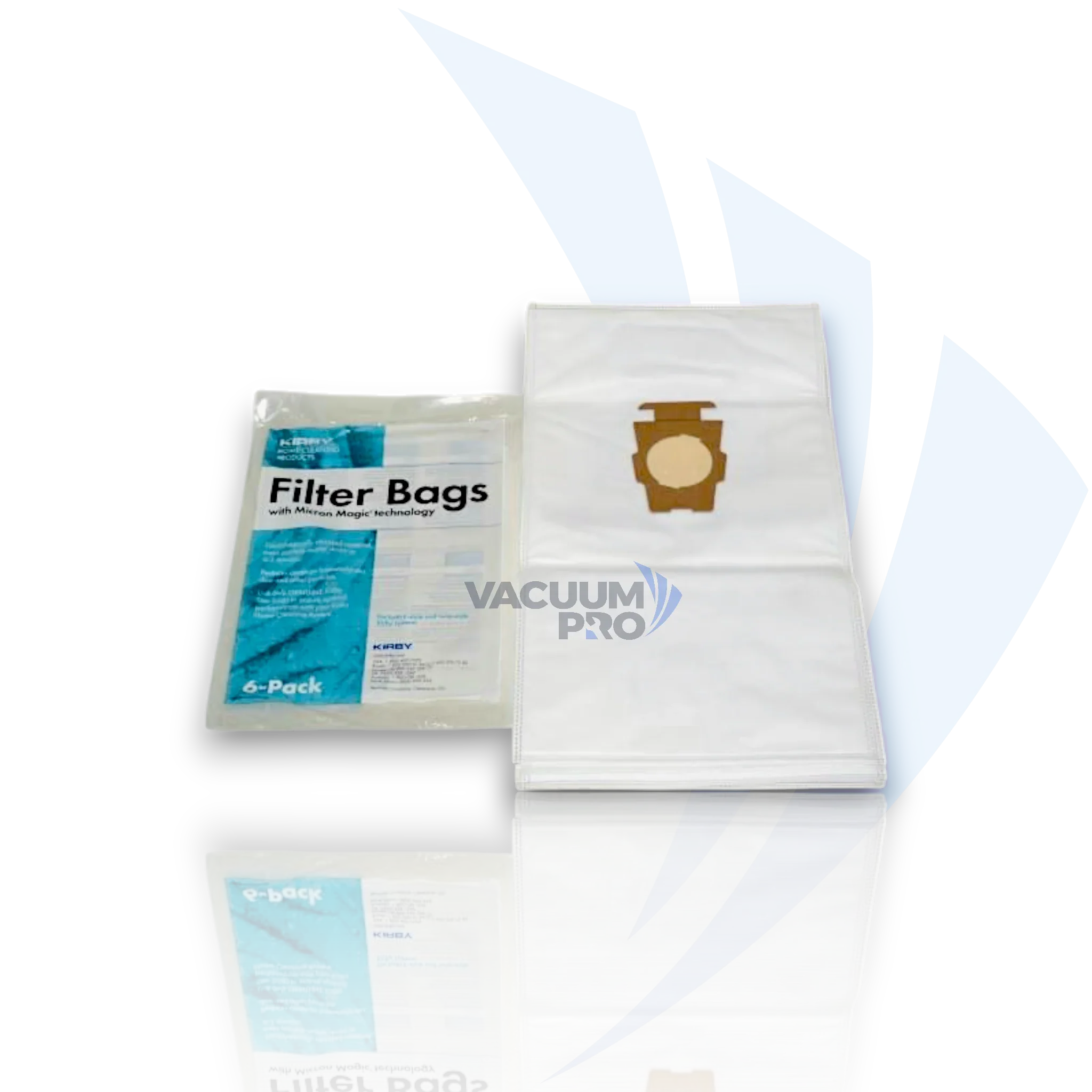 Replacement allergen performance cloth bags for Kirby vacuum, Part #204811