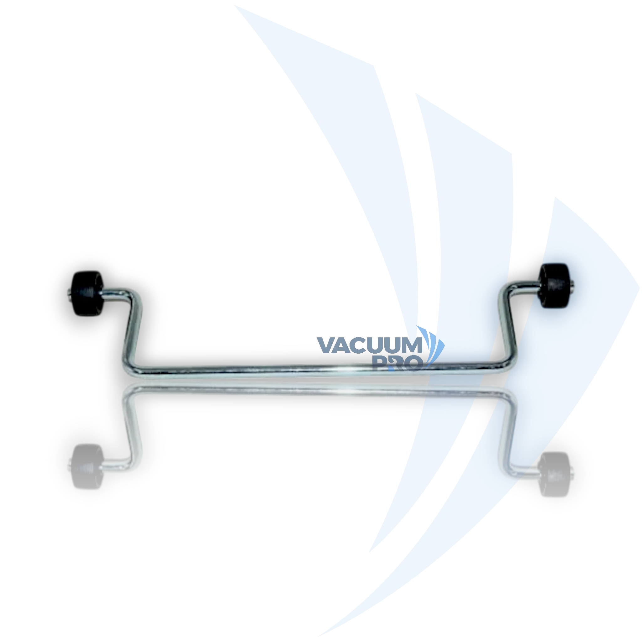 Replacement front wheel with stirrup for Wessel Werks vacuum, Part #10.9048-315