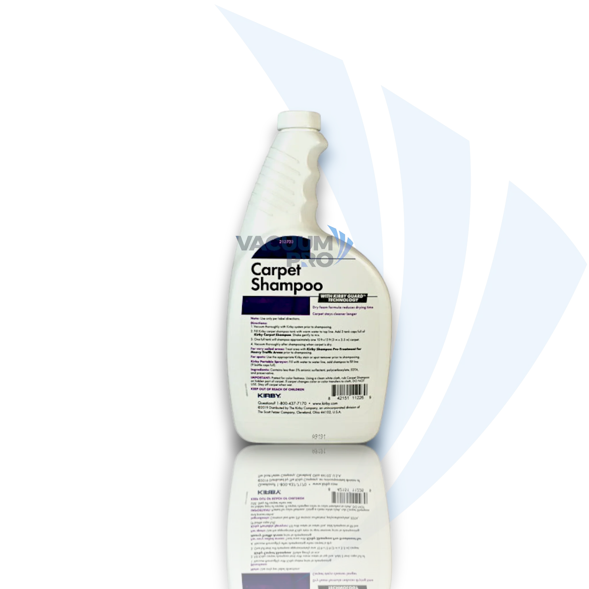 Replacement Carpet Cleaner Formula for Kirby vacuum, Part #252703S Vacuum Carpet Cleaner Formula - Fits Kirby Upright Vacuum Systems - Part# 252703S