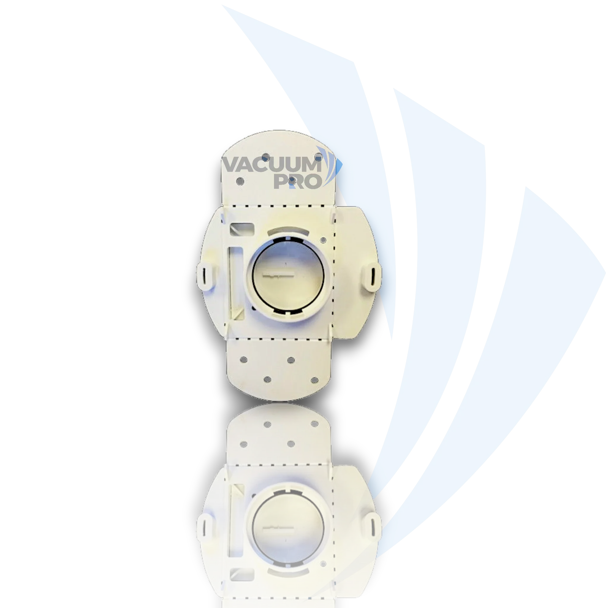 Replacement Mounting Plate - Durable White Hardware, Fits Plastiflex Central Vacuum Inlets for Plastiflex vacuum, Part #SV8201