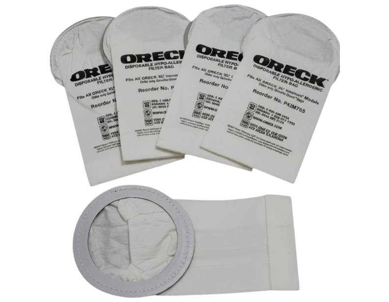 Oreck AK12405 Vacuum Bags for Ironman Compact Canister Series - Genuine 5 Pack